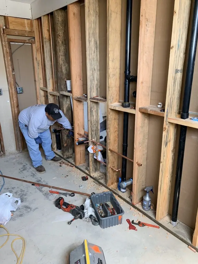 Commercial rough-in plumbing for Gas Line Repair in Lincoln City